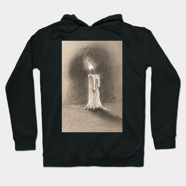 Burning Candle Hoodie by artdesrapides